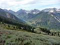 Excellent view of the peaks rimming the southern side of the Mineral King Valley