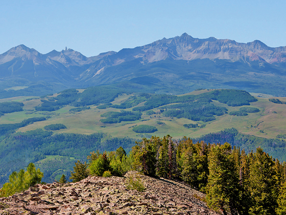 View of Lizard Head Wilderness