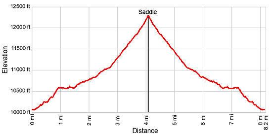 Elevation Profile - New York Creek