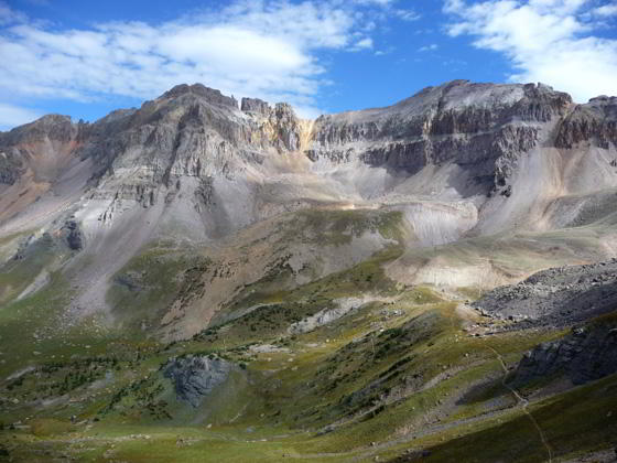 Upper Mill Creek Basin from the saddle 