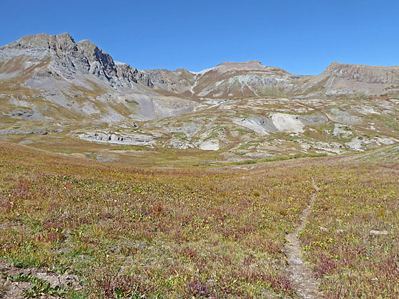 Great views of the head of Spencer Basin
 