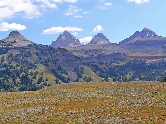 Battleship Mountain and the Teton Summits